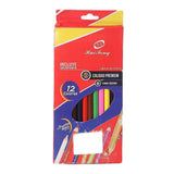 Color Pencils 12 Pcs Set - Multi - test-store-for-chase-value