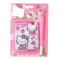 Hello Kitty Mini Notebook & Pen for Kids - Pink - test-store-for-chase-value