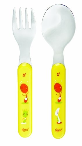 Tigex Stainless steel cutlery - Yellow - test-store-for-chase-value