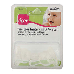 Tigex AIR CONTROL extra-soft silicone teats- White - test-store-for-chase-value