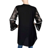Women's Fancy Georgette Top - Black - test-store-for-chase-value