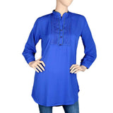 Women's Lace Georgette Top - Blue - test-store-for-chase-value