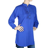 Women's Lace Georgette Top - Blue - test-store-for-chase-value