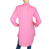 Women's Lace Georgette Top - Pink - test-store-for-chase-value