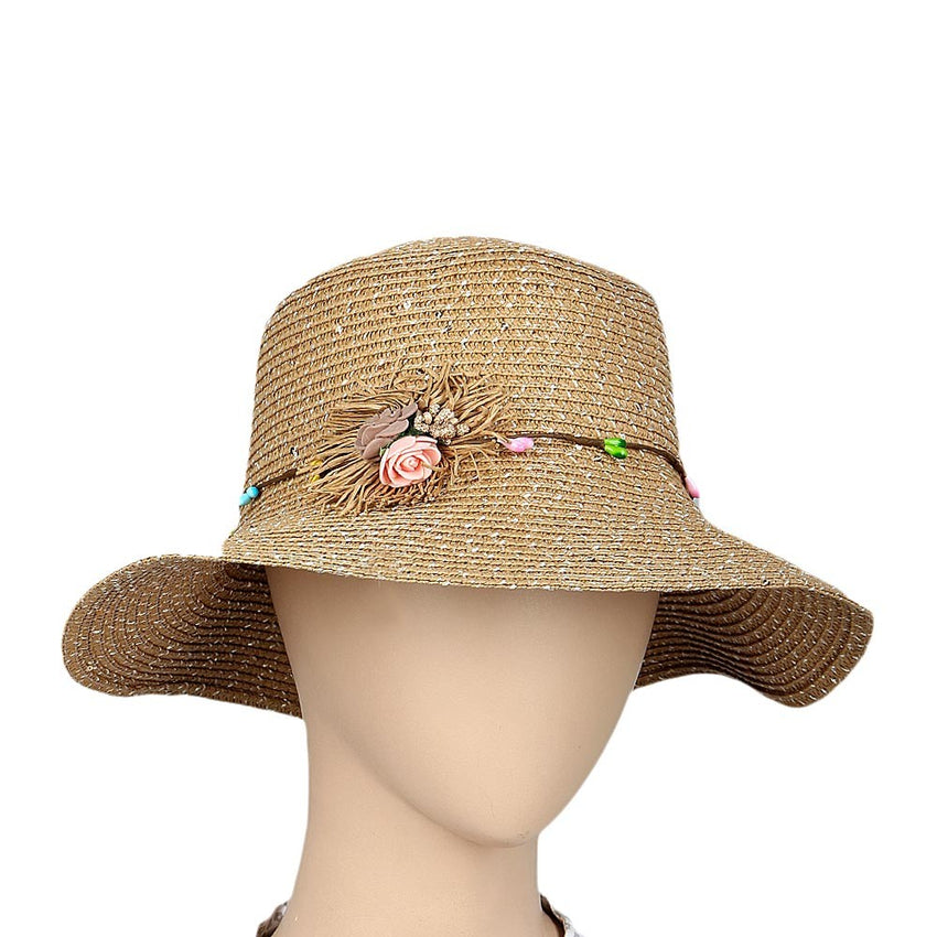 Women's Floppy Hat - Light Brown - test-store-for-chase-value