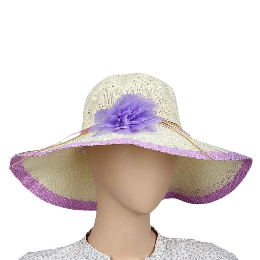 Women's Floppy Hat - Purple - test-store-for-chase-value