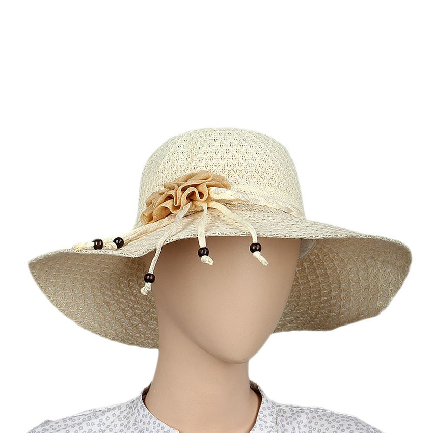 Women's Floppy Hat - Beige - test-store-for-chase-value