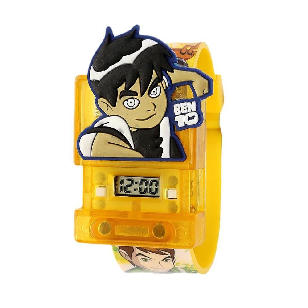 Kids Ben10 Watch - Yellow - test-store-for-chase-value