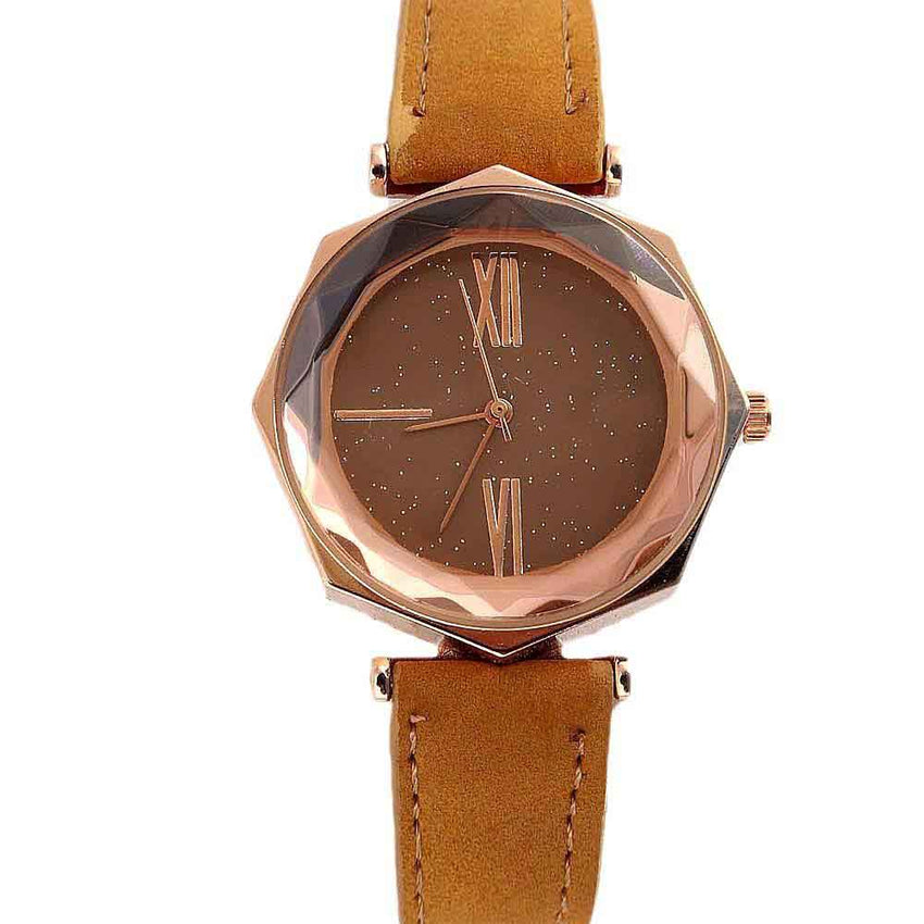 Women's Fancy Wrist Watch - Camel, Women, Watches, Chase Value, Chase Value