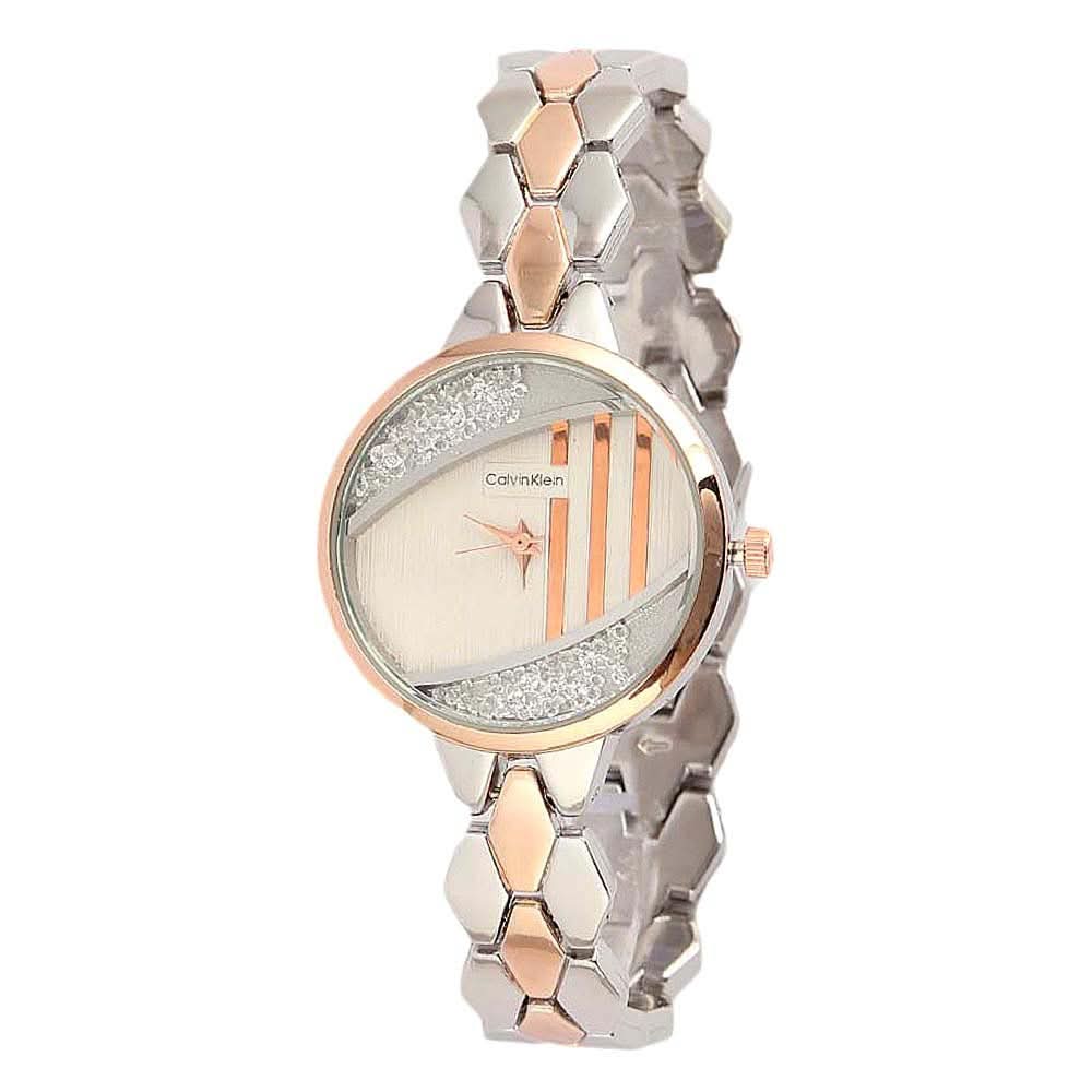 Women's Fancy Wrist Watch - Golden & Silver - test-store-for-chase-value