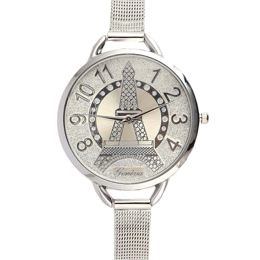 Women's Fancy Wrist Watch - Silver - test-store-for-chase-value