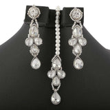 Women's Kundan Jewellery Set - Silver - test-store-for-chase-value
