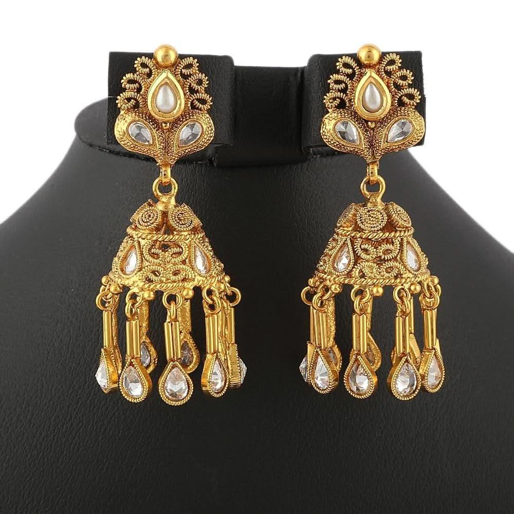 Bridal Mala Set - Golden - test-store-for-chase-value