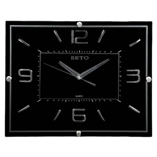 Analog Wall Clock 1007 - Black - test-store-for-chase-value