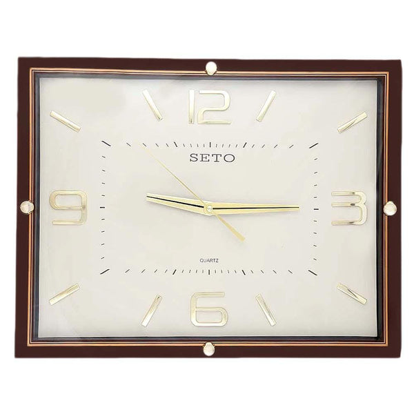 Analog Wall Clock 1007 - Brown & Fawn - test-store-for-chase-value