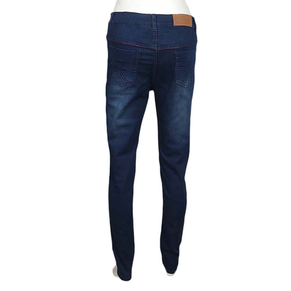 Women's Slim Fit Denim Pant - Dark Blue - test-store-for-chase-value