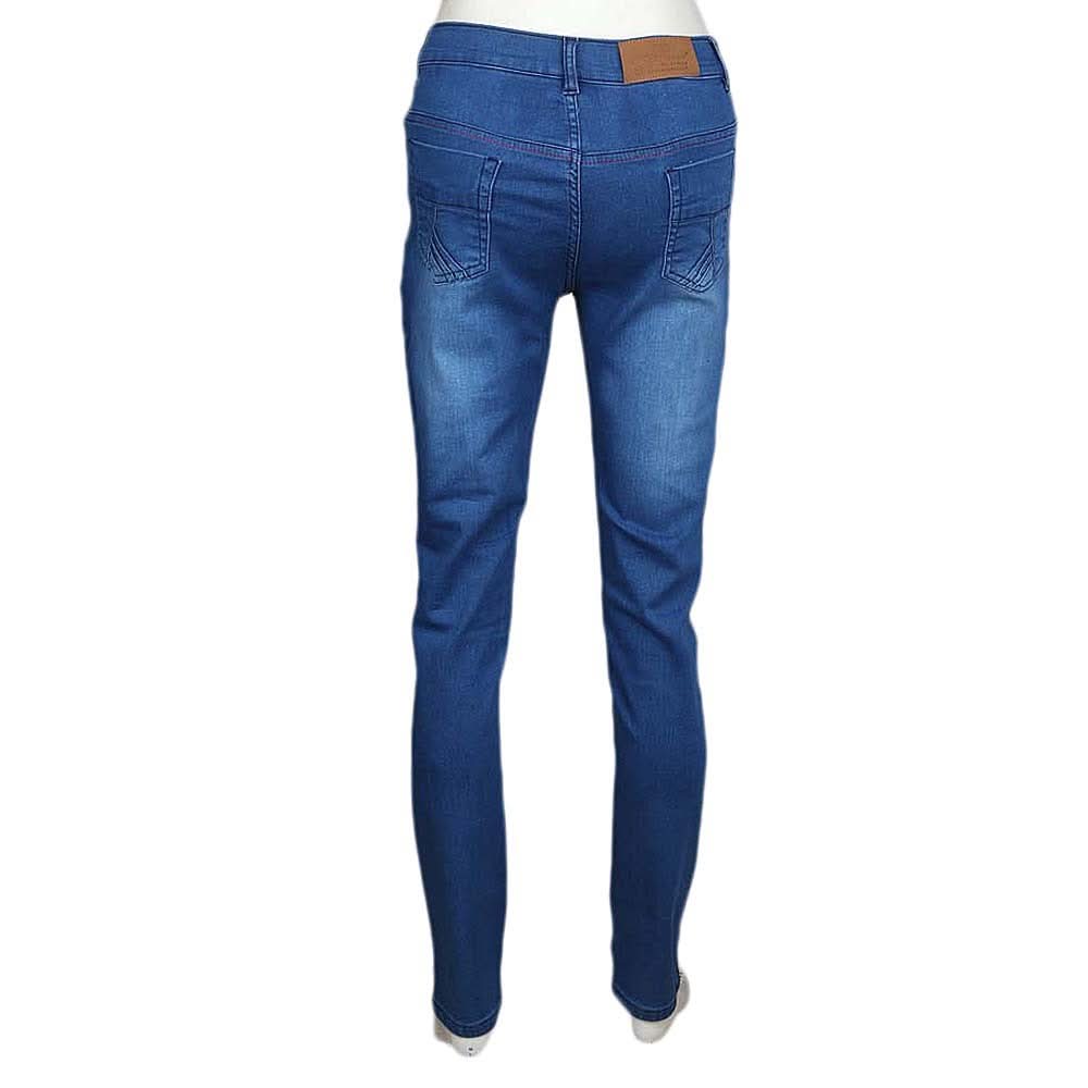 Women's Slim Fit Denim Pant - Light Blue - test-store-for-chase-value