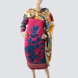 Women's Printed Khaddar 3 Pcs Un-Stitched Suit - 17, Women, 3Pcs Shalwar Suit, Chase Value, Chase Value