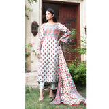 Cotrina Printed Cotton 3 Piece Un-Stitched Suit - 18, Women, 3Pcs Shalwar Suit, Regalia Textiles, Chase Value