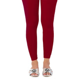Women's Plain Tights 39" - Maroon - test-store-for-chase-value