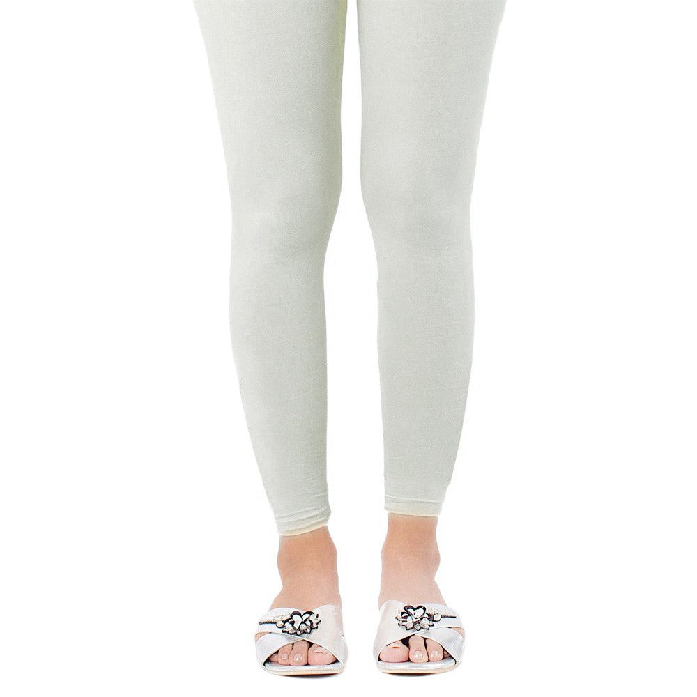 Women's Plain Tights 39" - Off White - test-store-for-chase-value