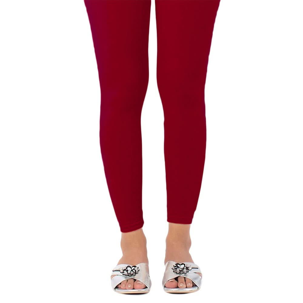 Women's Plain Tights 48" - Maroon - test-store-for-chase-value