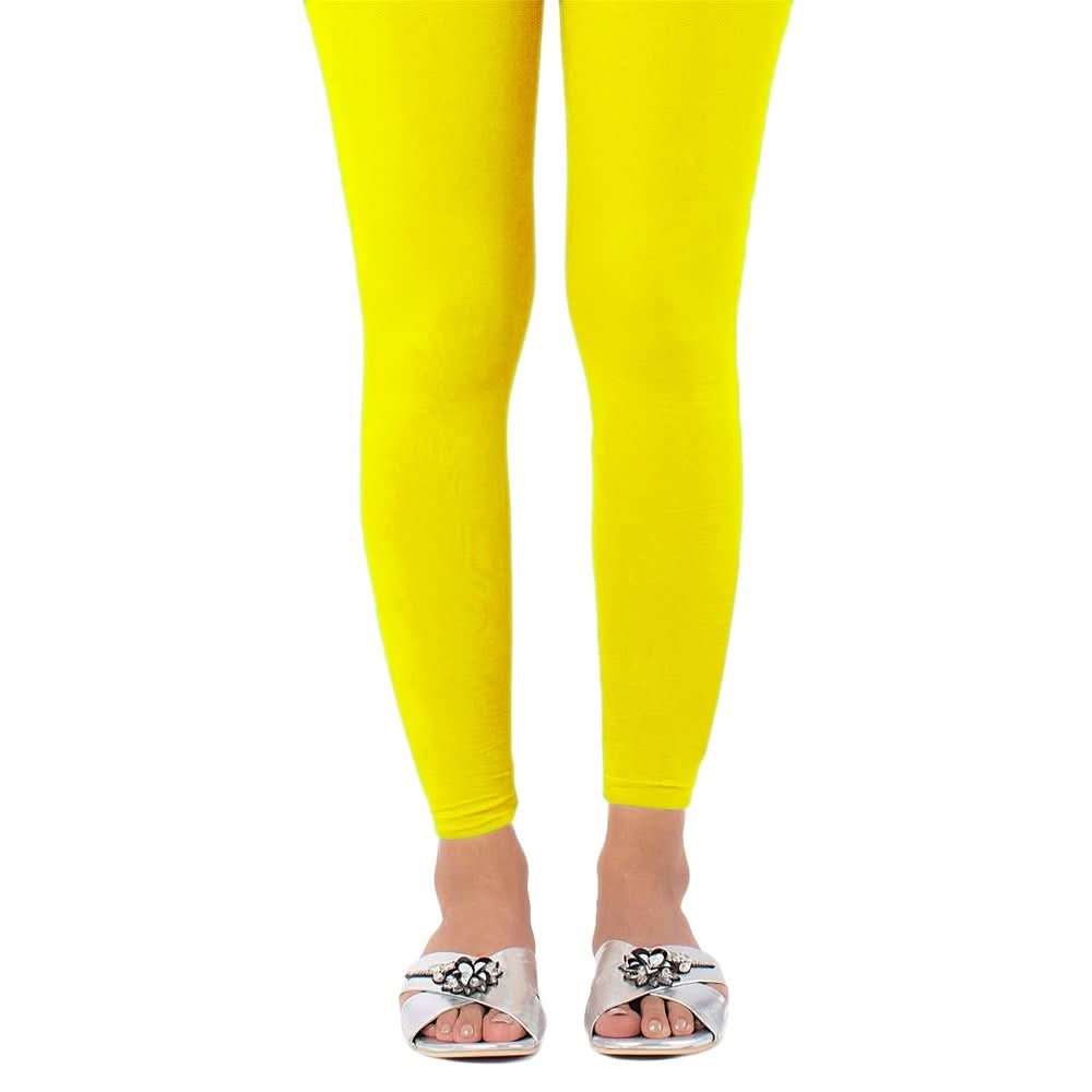 Women's Plain Tights 48" - Yellow - test-store-for-chase-value