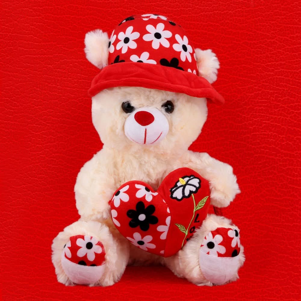 Stuffed Teddy Bear Gift - Peach - test-store-for-chase-value