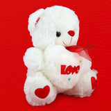Stuffed Love Teddy Bear Gift - White & Red - test-store-for-chase-value