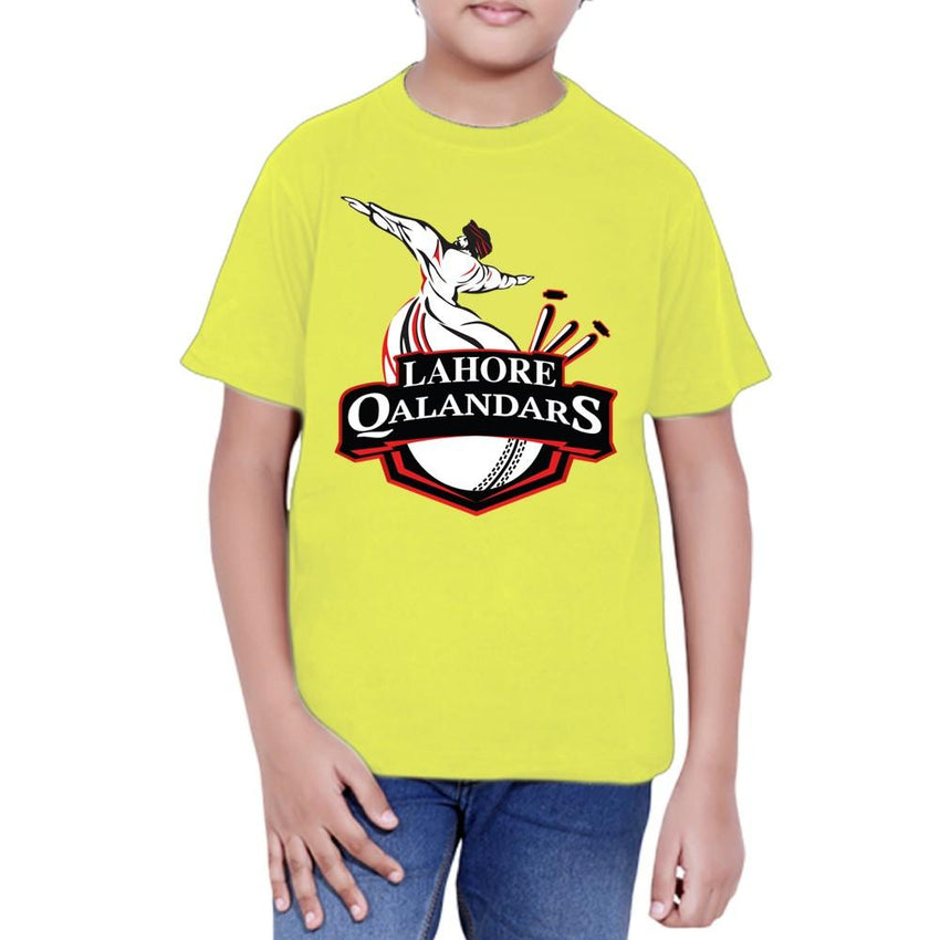 Lahore Qalandars T-Shirt For Boys - Green - test-store-for-chase-value