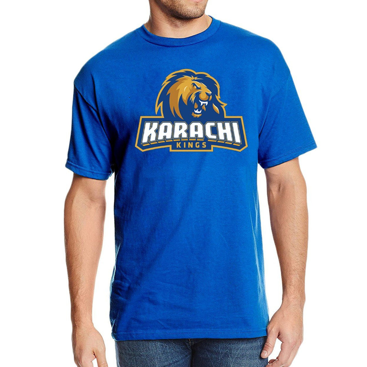 Karachi Kings T-Shirt For Men - Blue - test-store-for-chase-value