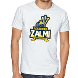 Peshawar Zalmi T-Shirt For Men - White - test-store-for-chase-value