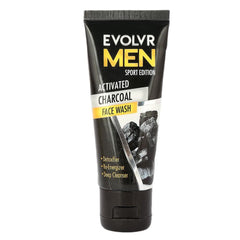 Evolvr Men Activated Charcoal Face Wash - 60ml - test-store-for-chase-value