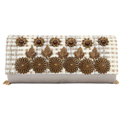 Women's Fancy Clutch 6721 - Silver - test-store-for-chase-value