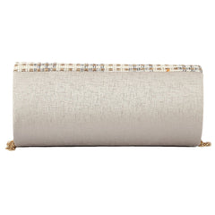 Women's Fancy Clutch 6721 - Silver - test-store-for-chase-value