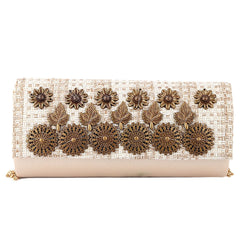 Women's Fancy Clutch 6721 - Golden - test-store-for-chase-value