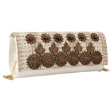 Women's Fancy Clutch 6721 - Off White - test-store-for-chase-value