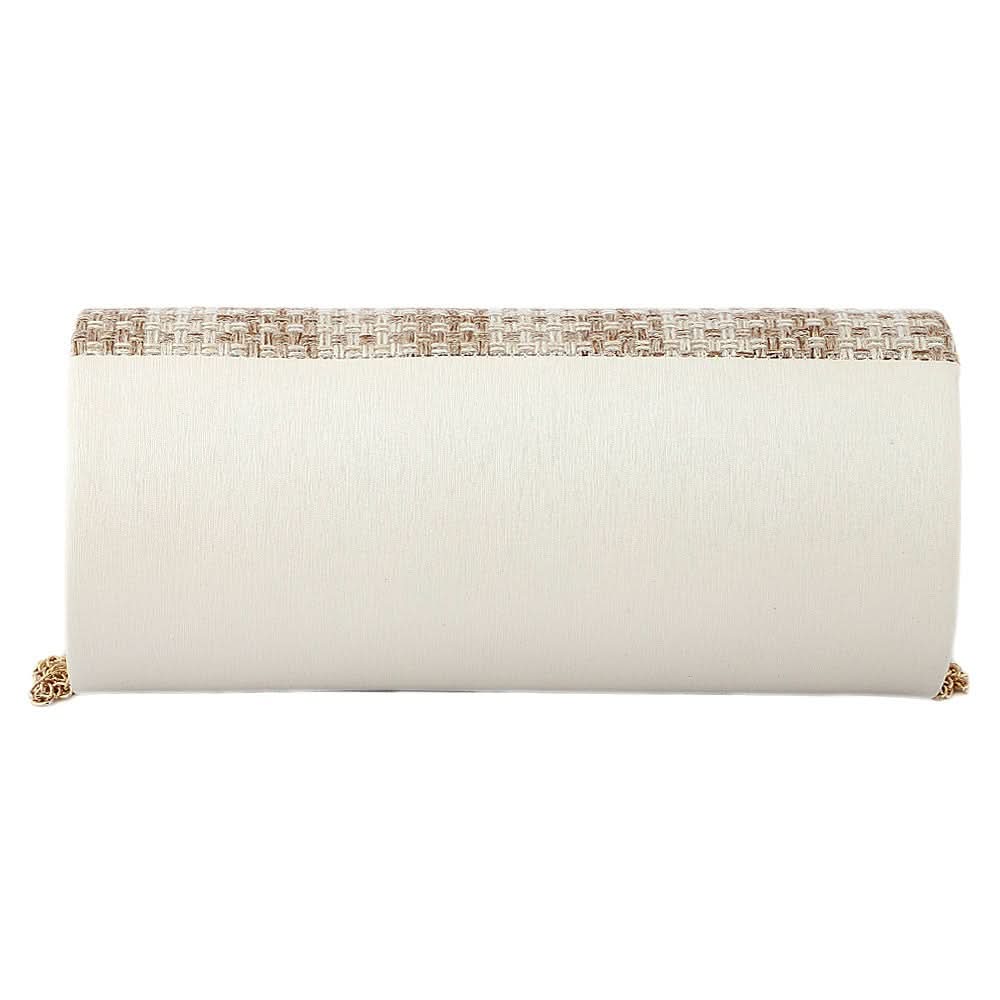 Women's Fancy Clutch 6721 - Off White - test-store-for-chase-value