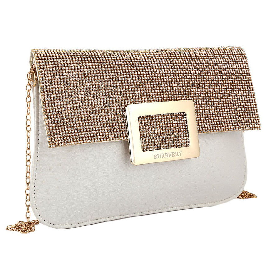 Women's Fancy Clutch 6560 - Off White - test-store-for-chase-value