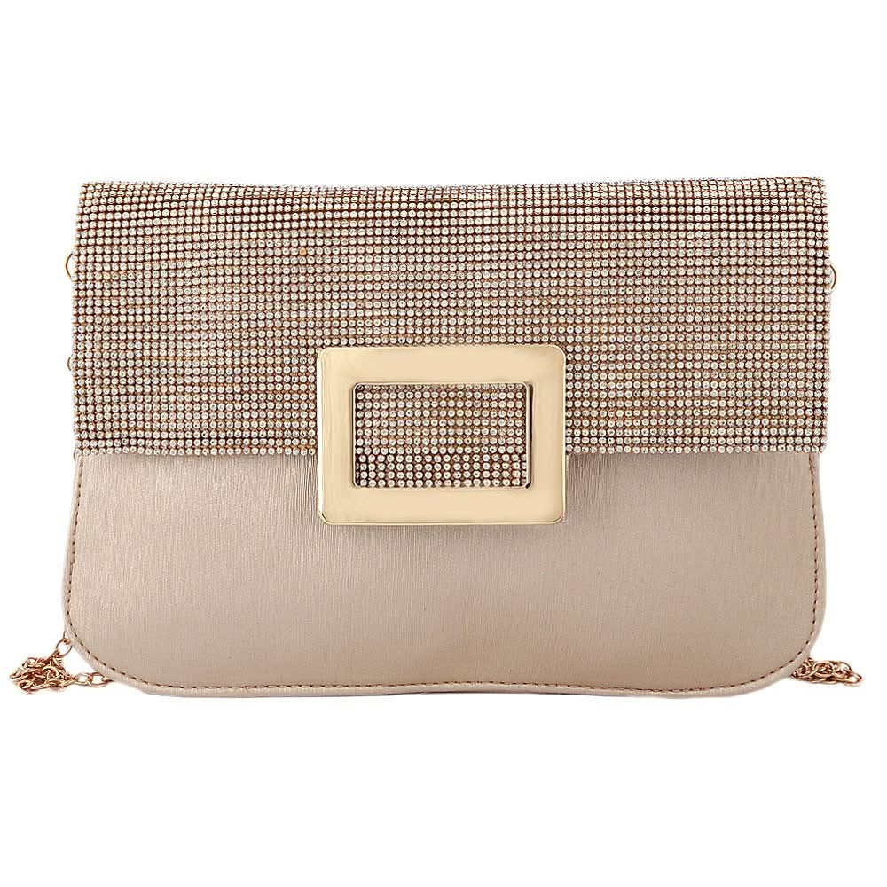 Women's Fancy Clutch 6560 - Golden - test-store-for-chase-value