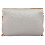 Women's Fancy Clutch 6560 - Silver - test-store-for-chase-value
