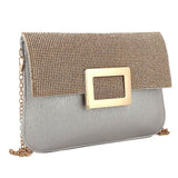 Women's Fancy Clutch 6560 - Silver - test-store-for-chase-value