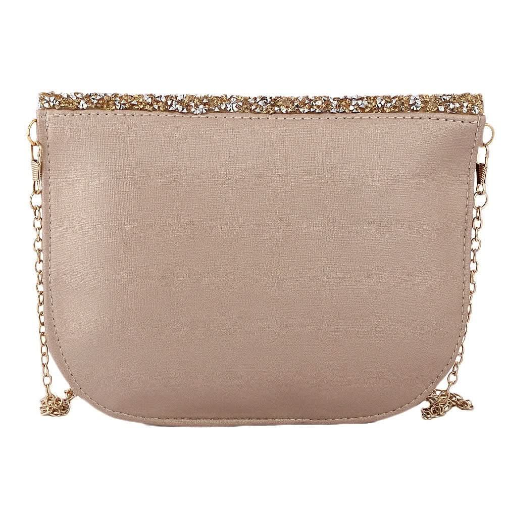 Women's Fancy Clutch 6717 - Golden - test-store-for-chase-value