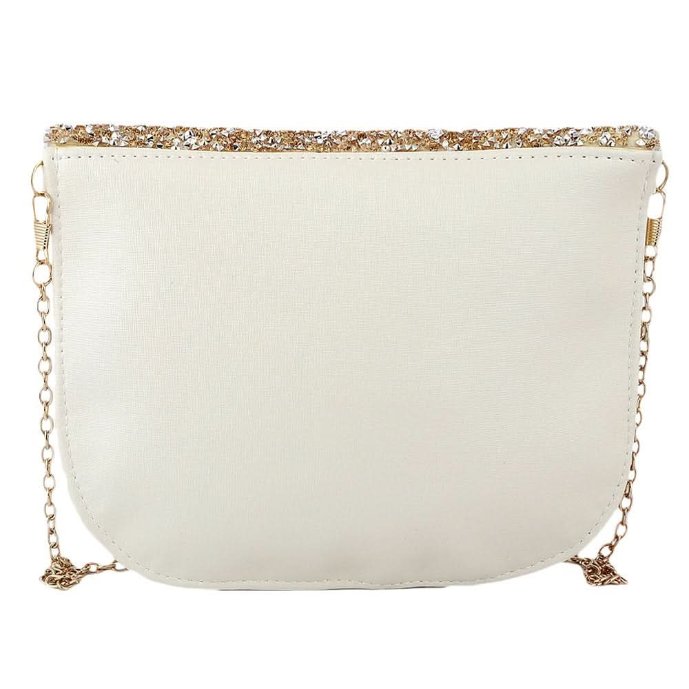 Women's Fancy Clutch 6717 - Off White - test-store-for-chase-value