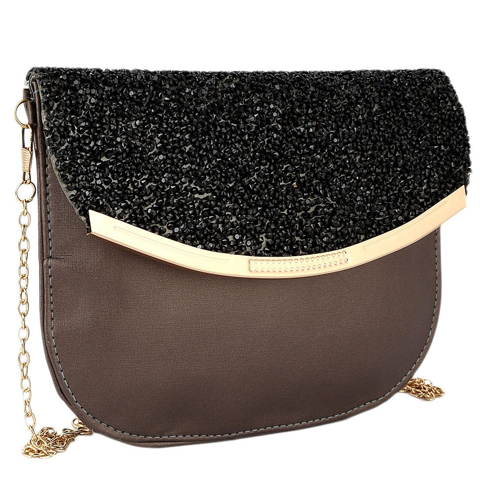 Women's Fancy Clutch 6717 - Coffee - test-store-for-chase-value