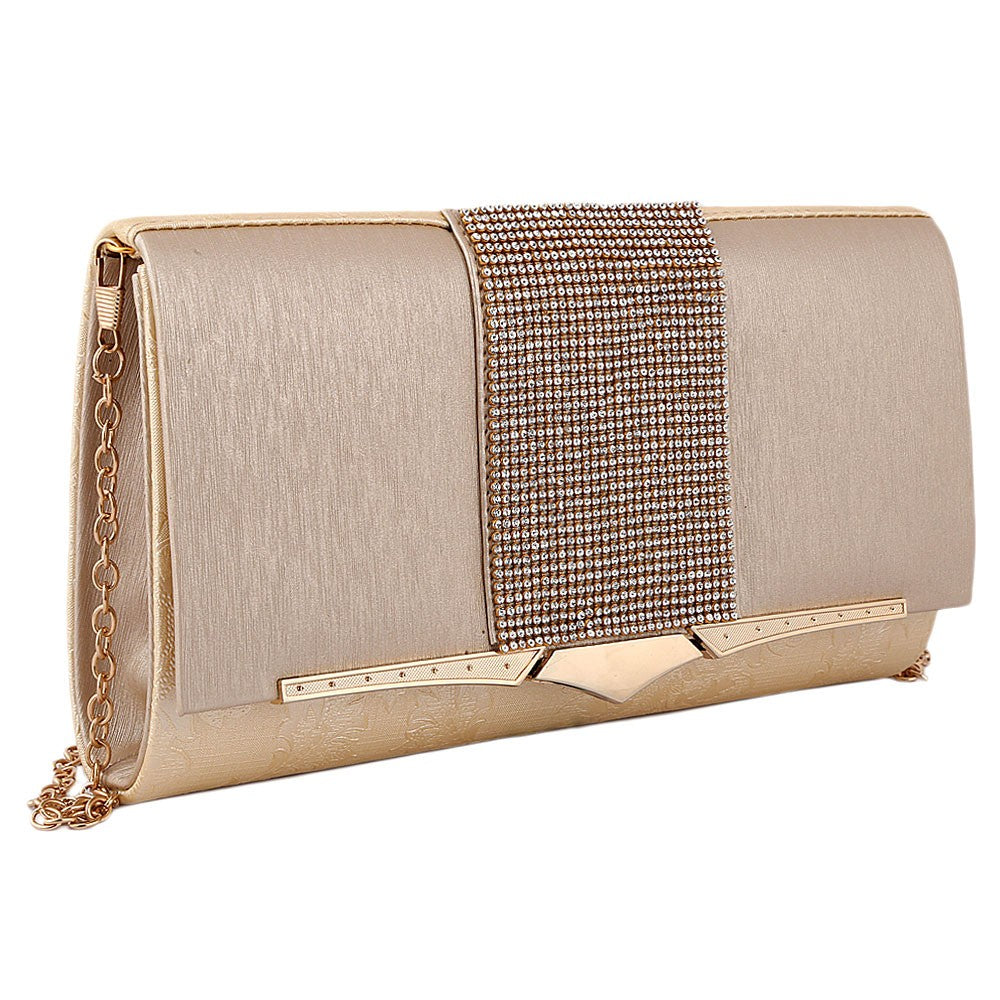 Women's Fancy Clutch 6700 - Golden - test-store-for-chase-value