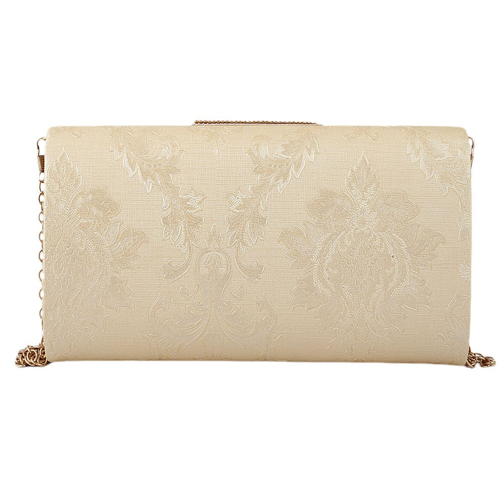 Women's Fancy Clutch 6700 - Golden - test-store-for-chase-value
