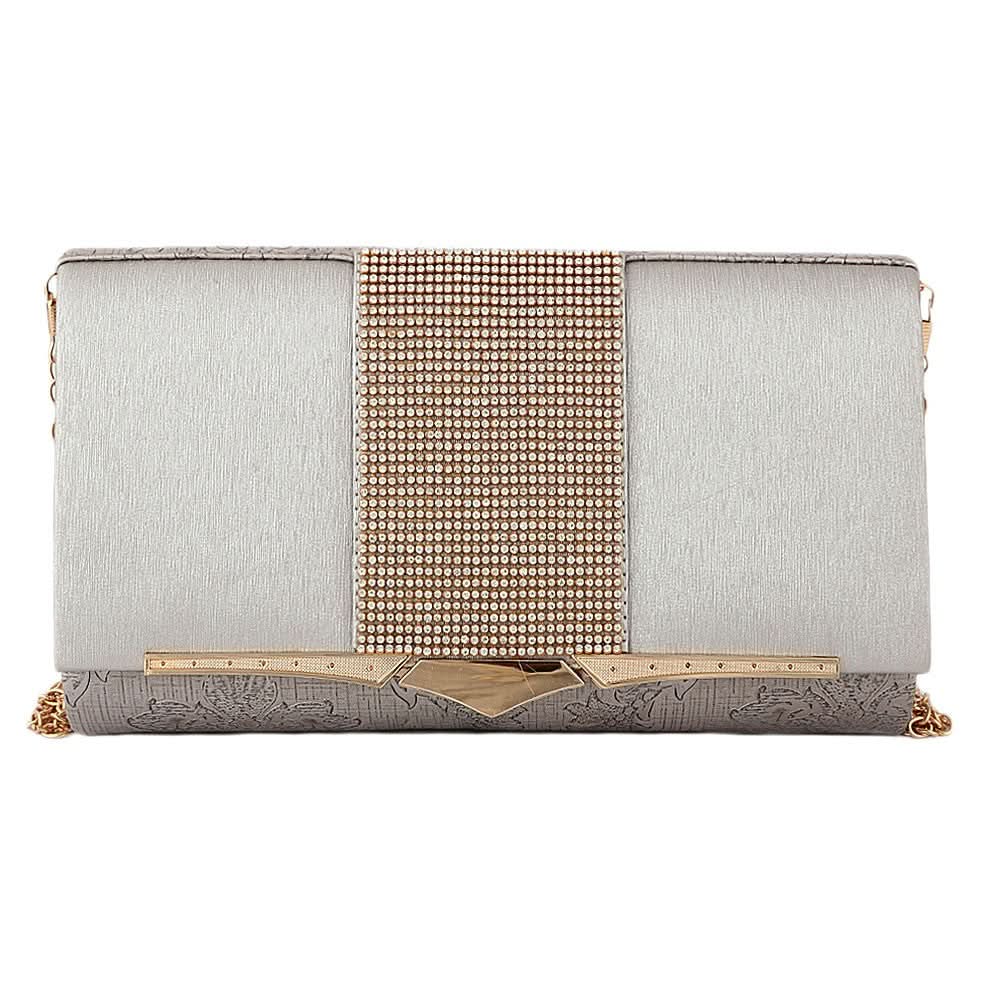 Women's Fancy Clutch 6700 - Grey - test-store-for-chase-value