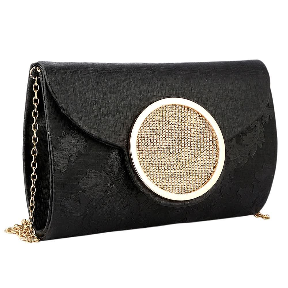 Women's Fancy Clutch 6694 - Black - test-store-for-chase-value