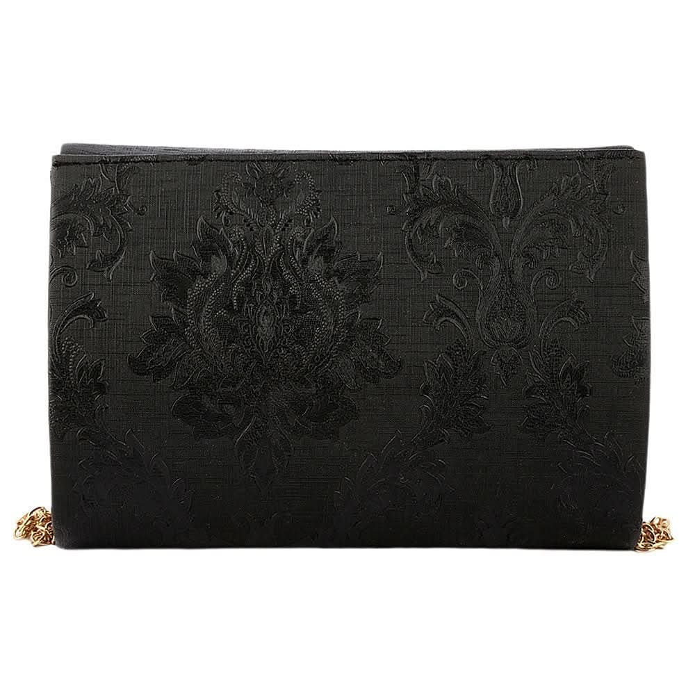 Women's Fancy Clutch 6694 - Black - test-store-for-chase-value